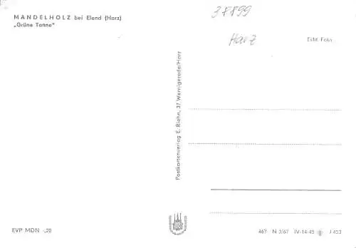 Mandelholz (Harz) "Grüne Tanne" ngl 174.061