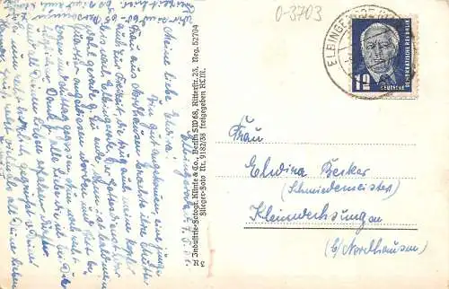 Elbingerode Harz Diakon.Haus Neuvandsburg gl1951 174.043