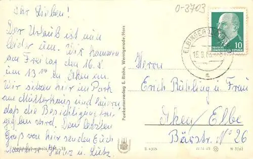 Elbingerode (Harz) Diakonissenmutterhaus Neuvandsburg gl1963 174.079
