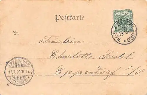 Ilsenburg (Harz) Litho Hotel zu den rothen Forellen gl1900 174.096
