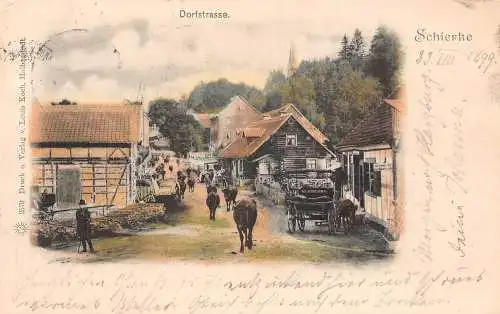 Schierke (Harz) Dorfstraße gl1899 174.131