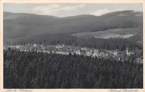 Schierke (Harz) Blick auf Oberschierke gl1931 174.183