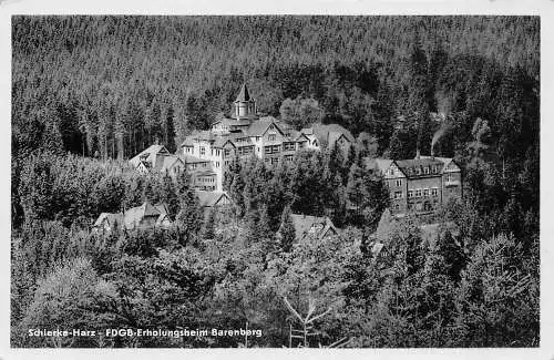 Schierke (Harz) FDGB-Erholungsheim "Barenberg" ngl 174.199