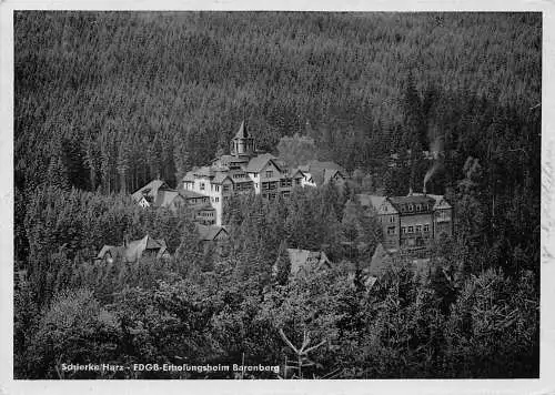 Schierke (Harz) FDGB-Erholungsheim "Barenberg" gl1951 174.212
