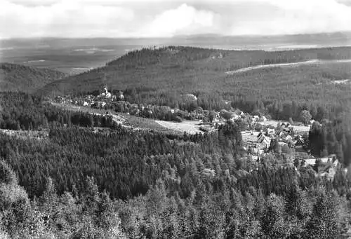 Schierke (Harz) Blick vom Edelmannshau gl1985 174.215