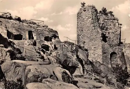 Blankenburg / Harz Burgruine Regenstein gl1958 174.241