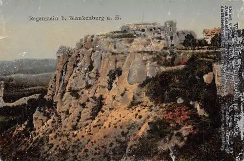 Blankenburg / Harz Der Regenstein gl1899 174.252