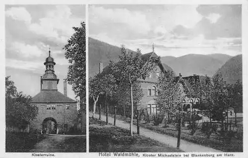 Blankenburg (Harz) Hotel Waldmühle Kloster Michaelstein ngl 174.262