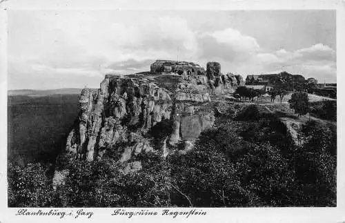 Blankenburg (Harz) Burgruine Regenstein gl1939 174.266