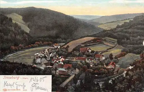 Treseburg (Harz) Panorama gl1905 174.282