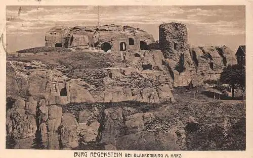 Blankenburg (Harz) Burg Regenstein gl1923 174.258