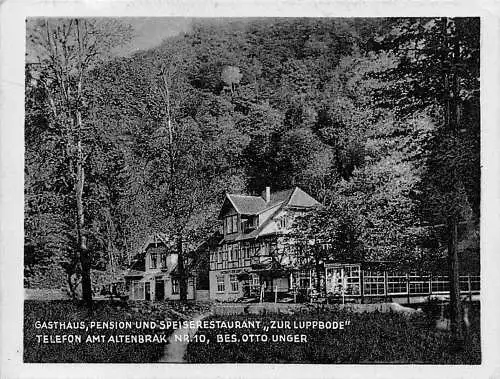 Altenbrak (Harz) Sammelbild Gasthaus "Zur Luppbode" ngl 174.306