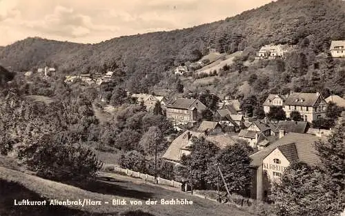 Altenbrak (Harz) Blick von der Bachhöhe gl1965 174.297