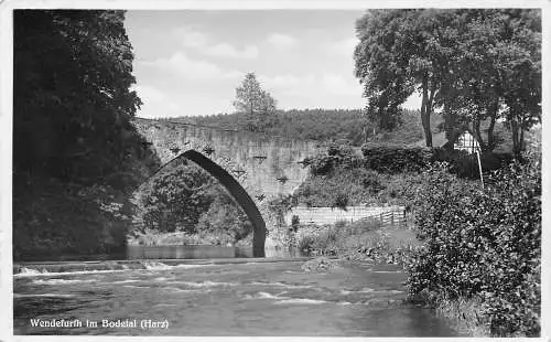Wendefurth im Bodethal brücke gl1936 174.307