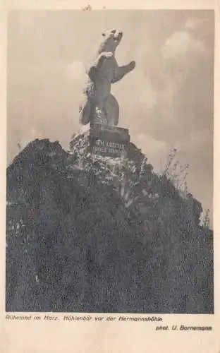 Rübeland Harz Höhlenbär vor der Hermannshöhle ngl 174.312