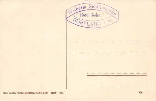 Rübeland Bodetal Partie mit Eingang Hermannshöhe ngl 174.342