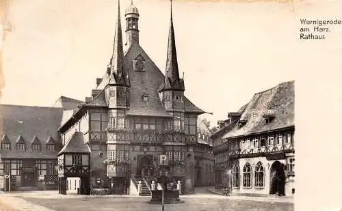Wernigerode (Harz) Rathaus gl1958 174.341