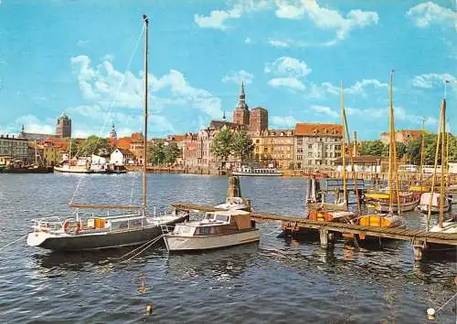 Stralsund Blick auf den Hafen gl1982 174.376