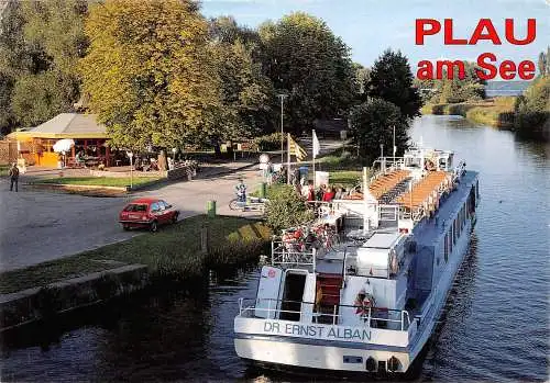 Plau Dampferanlegestelle an der Metrow ngl 174.402