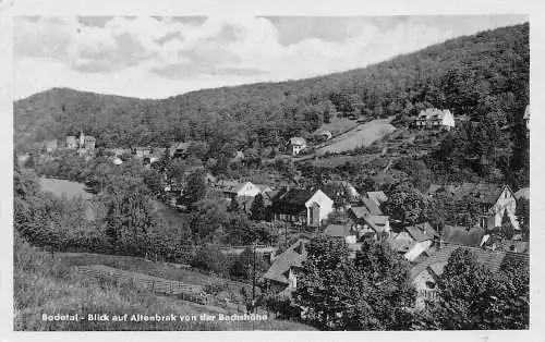 Altenbrak (Harz) Blick von der Bachhöhe gl1956 174.423
