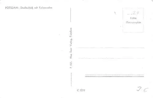 Potsdam Stadtschloss mit Kolonaden ngl 174.433
