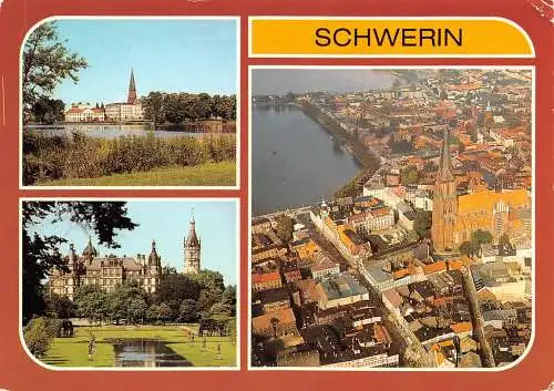 Schwerin Mehrbildkarte gl1988 174.438