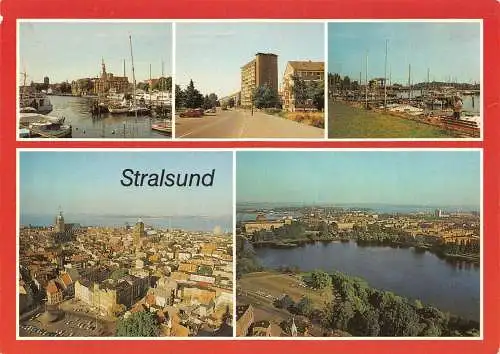 Stralsund Mehrbildkarte gl1988 174.449