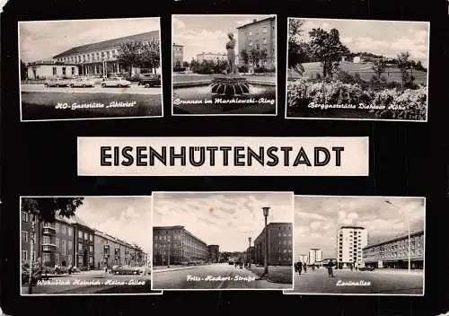 Eisenhüttenstadt, Mehrbildkarte gl1963 174.458