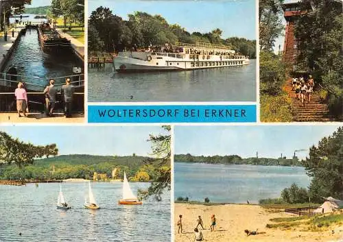 Woltersdorf bei Erkner Mehrbildkarte ngl 174.476