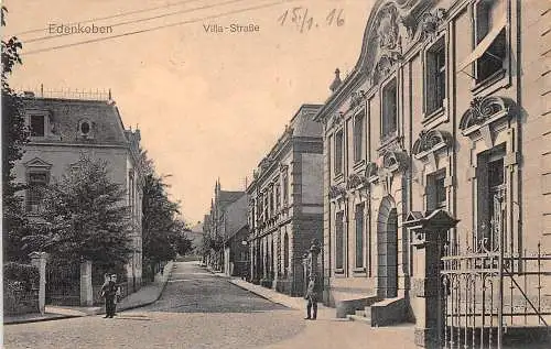 Edenkoben - Hauptstraße mit Ratskeller-Brauerei feldpgl1915 174.497