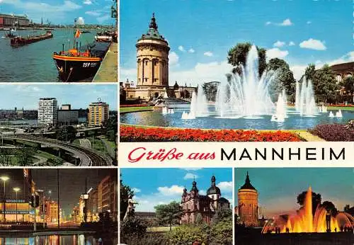 Mannheim Mehrbildkarte gl1967 174.511