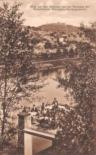 Neckargemünd mit Blick auf Dilsberg ngl 174.512