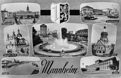 Mannheim Mehrbildkarte gl1964 174.507