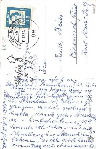 Mannheim Mehrbildkarte gl1964 174.507