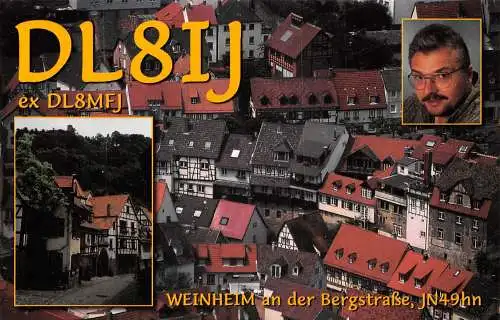 Weinheim a.d. Bergstraße Funkerkarte ngl 174.516