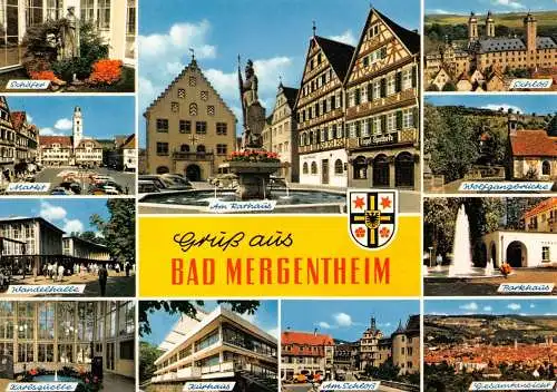 Bad Mergentheim Mehrbildkarte ngl 174.548