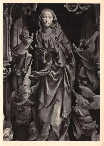 Creglingen an der Tauber Herrgottskirche Marienaltar gl1952 174.555