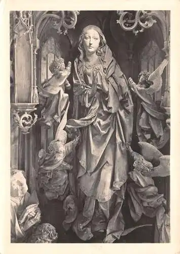 Creglingen an der Tauber Herrgottskirche Marienaltar gl1958 174.556