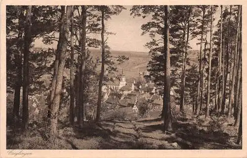 Creglingen an der Tauber Teilansicht gl1928 174.554
