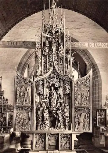 Creglingen - Herrgottskirche - Marienaltar ngl 174.562