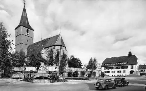 Holzgerlingen Kirche und Rathaus ngl 174.591