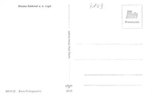 Schöntal a. Jagst Kloster ngl 174.598