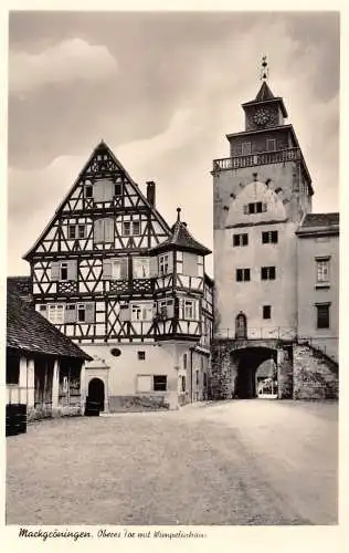 Markgröningen Oberes Tor mit Wimpelinhaus ngl 174.581