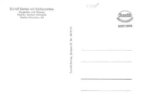 Kocherstetten mit Schloss Stetten ngl 174.617
