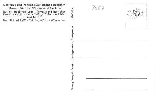 Bürg Gasthof Schöne Aussicht ngl 174.620