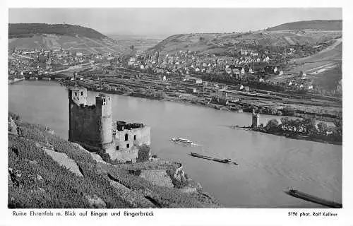 Bingen a.R. mit Bingerbrück und Ruine Ehrenfels ngl 174.627