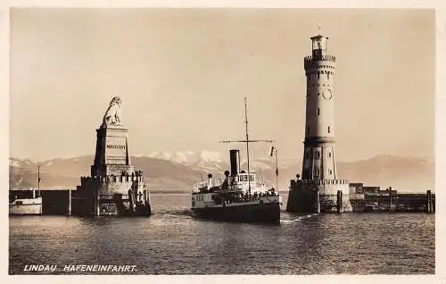 Lindau (Bodensee) Hafeneinfahrt gl1934 174.686