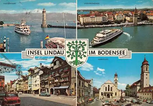 Lindau (Bodensee) Mehrbildkarte gl1966 174.683
