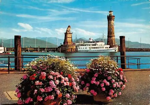 Lindau (Bodensee) Hafeneinfahrt gl1966 174.681