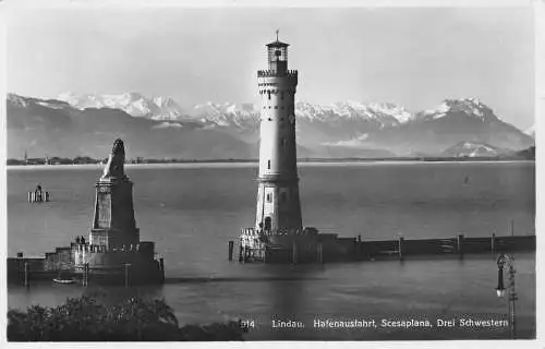 Lindau (Bodensee) Hafenausfahrt gl1928 174.689